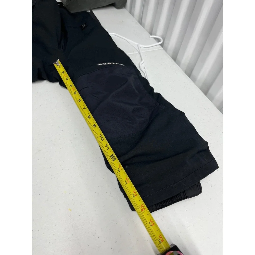 Burton Maven Bib Snow Pants Kids 4T Black Room-To-Grow Insulated Overalls 13052